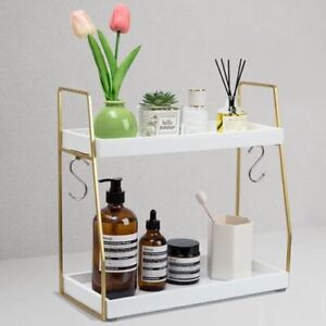 Bathroom Organizer Countertop2 Tier Wood Shelf For Bathroom Bedroom Kitchen Coun