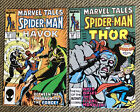 Marvel Tales, SPIDER-MAN #205 206 (1987) Havok Thor Spider-Ham continues NICE