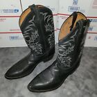 Tony Lama Cowboy Boots Size 13 EEE Western 7900 Segar Black USA Made Stallion