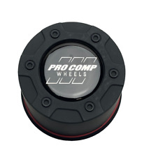 Pro Comp Flat Black Push Thru Wheel Center Cap 8327042 Resin Logo