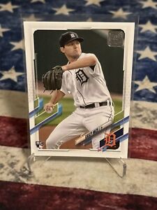 Casey Mize 2021 TOPPS BASEBALL SERIES 1 Rookie RC #321 DETROIT TIGERS