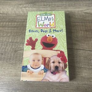 123 Sesame Street Elmo’s World Babies, Dogs, And More VHS 2000 Vintage