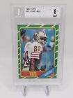 New Listing1986 Topps #161 Jerry Rice BGS 8.0 NM-MINT CLEAN SLAB. Ships Fast! 49ers HOF