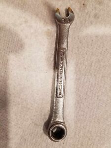 PRE OWNED CRAFTSMAN 3/8  RATCHETING  COMBINATION WRENCH V^ # 42634 LIGHT USE