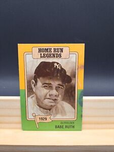 1986 Big League Chew Baseball HOME RUN LEGENDS Babe Ruth #2 New York Yankees HOF