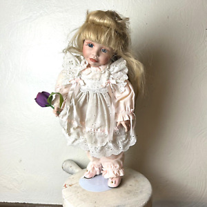 Vintage 1992 Heather Porcelain Girl Doll Joke Grobbin The Hamilton Collection