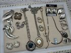 Vintage Designer Jewelry Estate Lot Signed Jewelry Sterling Silver, Coro, Napier