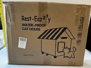 Rest Eazzzy Indoor Outdoor Cat House NEW IN BOX Pet Bed Heated Insulated Dog NIB