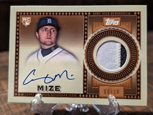 New Listing2021 Topps Reverence Series 2 /10 Casey Mize #RAP-CM.1 RPA Rookie Patch Auto RC