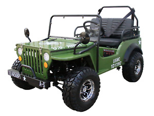 VENOM 125cc Willy's Mini Jeep UTV Go Kart Golf Small Jeep Gas Power GK-6125A