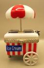 Midwest of Cannon Falls Ice Cream Cart Hinged Porcelain Trinket Box - PHB