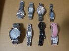 Lot of 8 Pre-owned Pulsar, Bulova, Fossil, Swatch Women's Watches