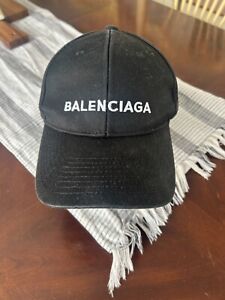 Balenciaga Black Hat with Buckle