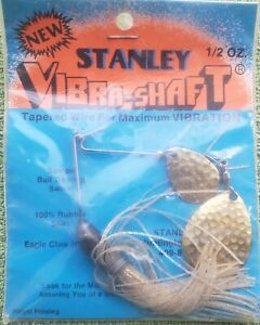Vintage Stanley Vibra-Shaft Spinnerbait, 1/2 oz, Tandem Colorado Blades