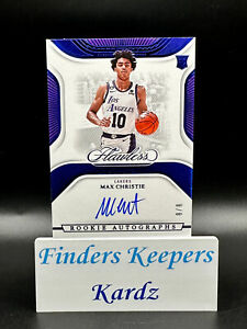 2022-23 Panini Flawless Max Christie Rookie ON CARD Autographs  #8/8 ~LAKERS