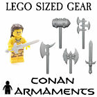 Custom LEGO sized Conan Fantasy 3D Printed Fantasy Weapons Lot Swords