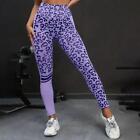NEW Women PUSH UP Leopard Print Yoga Pants High Waist Leggings Workout Gym Sport
