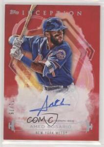 New Listing2019 Topps Inception Rookies and Emerging Stars Red /75 Amed Rosario Auto