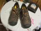 Keen Hiking Shoes Work Steel Toe Low leather Brown Men's Size 9EE Astm 2413 11