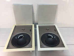 Proficient Audio Systems W800 8in In-Wall Speakers White, PAIR