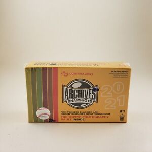 2021 Topps Archives Snapshots Baseball Factory Sealed Box - Online Exclusive!