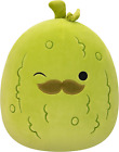 Squishmallows Original 12-Inch Charles Pickle with Mustache - Medium-Sized Plush
