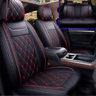 PU Leather Full Set Car Seat Covers For Chevy Silverado GMC Sierra 1500 2007-23 (For: 2014 Chevrolet Silverado 1500)