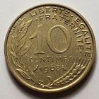 1968 France 10 Centimes, KM# 929, AU/UNC