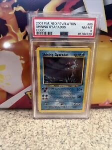PSA 8 Shining Gyarados 65/64 Neo Revelation 2001 Secret Rare Pokemon Card WOTC