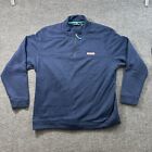 Vineyard Vines Shep Shirt Mens 2XL XXL 1/4 Zip Pullover Navy Blue Sweatshirt