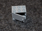 (1) 2x3x2 Light Gray w/ Light Gray Door Cabinet Bricks ~ NEW Lego