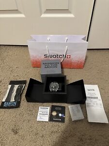 Omega X Swatch Mission To The Moon Moonswatch, Authentic With Box and Papers