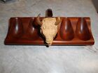 Hand Carved Meerschaum Smoking Pipe with Case / Bison / Collecttable Display