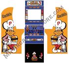 Arcade1Up Burgertime Side Art Arcade Cabinet Kit Artwork Graphics Decals Print