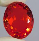 Certified 108.55 Ct Mexican Fire Opal | Red Orange | Natural Loose Gemstone