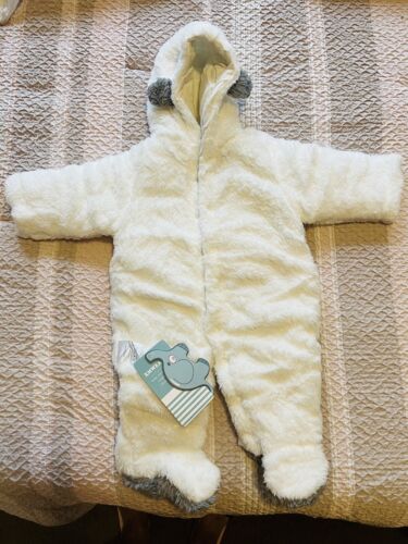 XMWEALTHY Unisex Baby Clothes Winter Coats 0-3 Months - **New — White