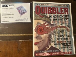 Original Harry Potter Quibbler Prop Production / Screen Used With COA Rare