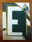 2019 Immaculate Nameplate Nobility Brett Favre Packers Worn Letter Patch 5/5 1/1