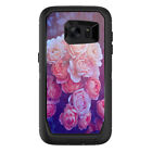 Skins Decals for Otterbox Defender Samsung Galaxy S7 Edge Case / Pink Roses