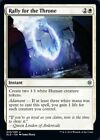 RALLY FOR THE THRONE ~mtg NM-M Throne of Eldraine Unc x4