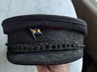 Prinz Heinrich Mutze Captain Sailor Hat Wool Cap Vintage Fisherman Navy