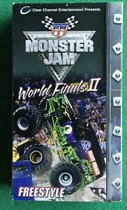 Monster Jam World Finals 2 Racing VHS Tape ++ FREE DVD