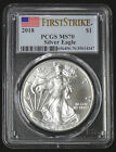 2018 MS-70 FIRST STRIKE AMERICAN SILVER EAGLE PCGS GRADED BEAUTY