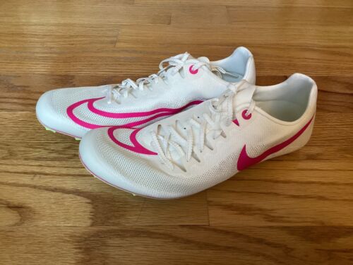 NEW Nike Zoom Ja Fly 4 Track Spikes Sail Fierce Pink DR2741-100 Men's Size 10.5