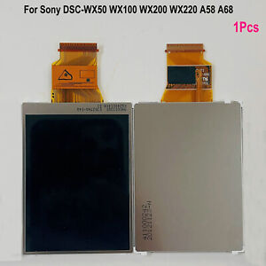 For Sony DSC-WX50 WX100 WX200 WX220 A58 A68 Camera LCD Screen Display Panel Part