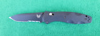 Benchmade Osborne Design 154CM 583 Assisted Combo Edge Tanto Folding Knife Black
