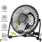 Portable USB Desk Fan Metal Personal Small air Cooler Cooling Operated Mini Fan