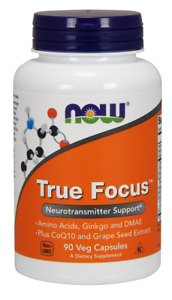 Now Foods True Focus™ 90 VCaps, Neurotransmitter Support