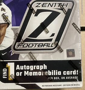 New Listing2023 Panini Zenith NFL Football Factory Sealed Mega Box 84 Trading Cards