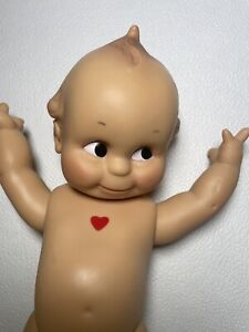 New ListingKewpie Plastic Doll JESCO Vinyl 8” Heart on Chest China Nude Baby Doll Jointed